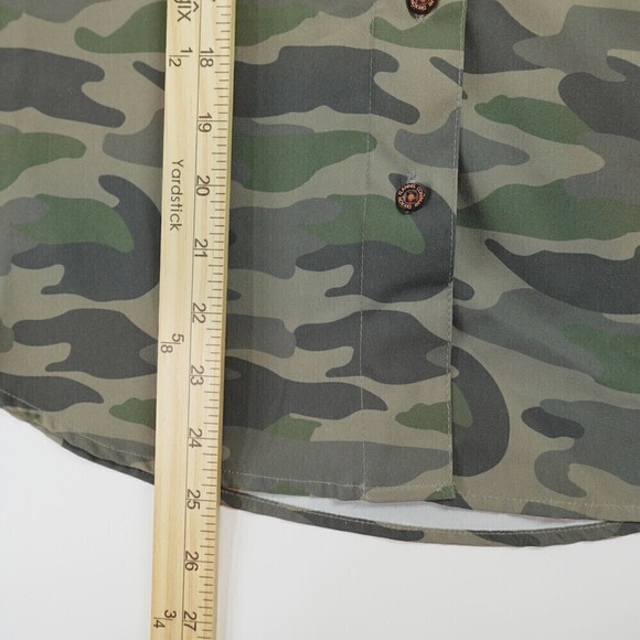 DIXXON Freebird Shirt Mens Small Green Camo Button-Up Party Versatile Comfort - Picture 14 of 14